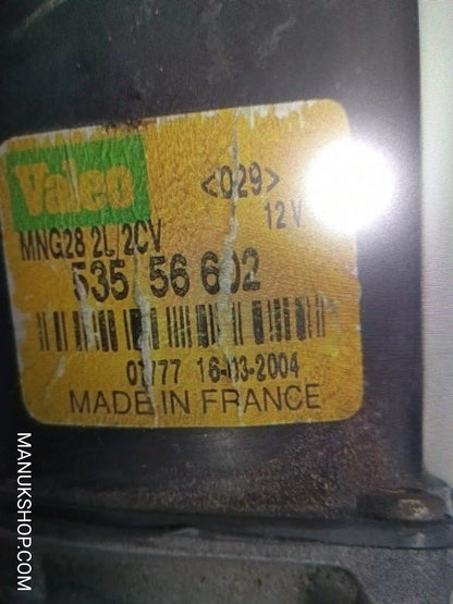 Wischermotor Renault Megane 53556602 535 56 602 Valeo 53630147 MNG28 2L 2CV