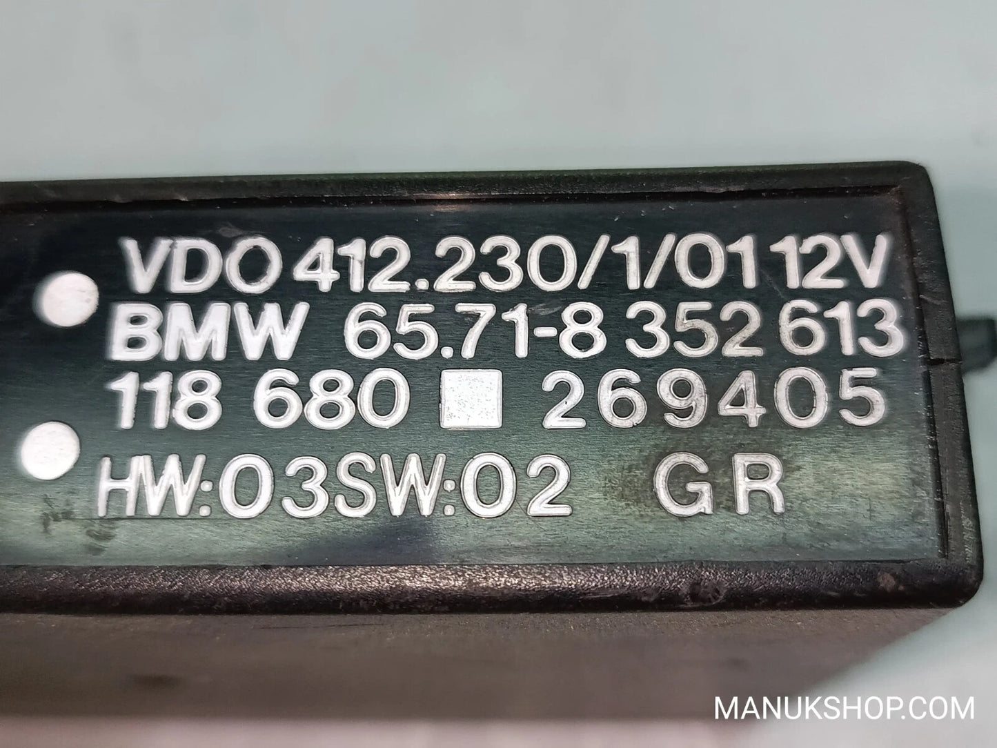 Wischerrelais BMW E34 E36 65718352613 65.71-8 352 613 VDO 412230101 412.230/1/01