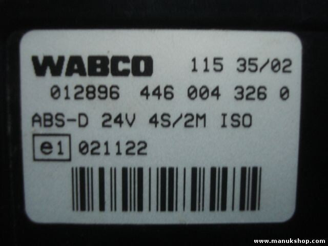 Steuergerät Suspension Man Daf 012896 1153502 115 35/02 WABCO 4460043260