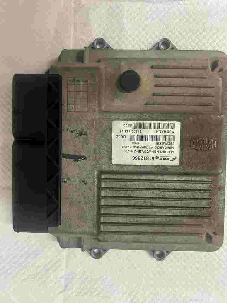 Motorsteuergerät Fiat Fiorino 51812866 MJD 6F3.H1 M.Marelli 7160011301 76ZWJ6K5I