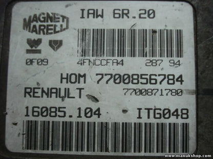 Motorsteuergerät Renault Twingo  IAW6R20 HOM7700856784 7700856784 7700871780