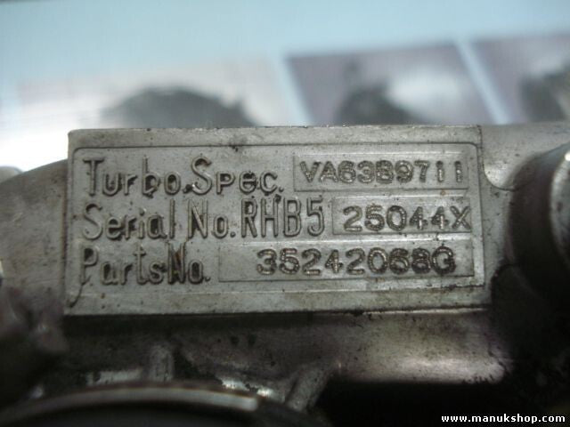 Turbolader Chrysler Voyager 2.5 35242068G VA63B9705