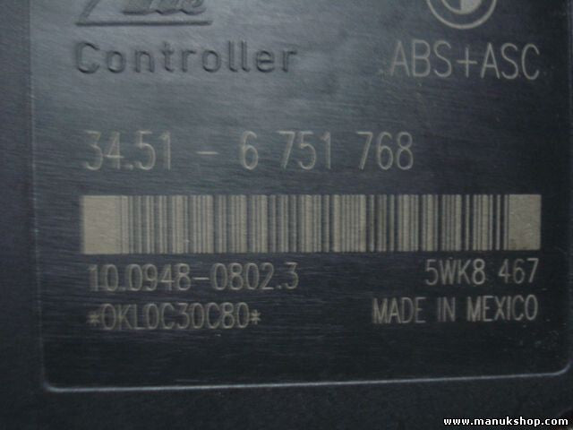ABS Hydraulikblock BMW E46 34516751767 34516751768 ATE 10020402544 5WK8467