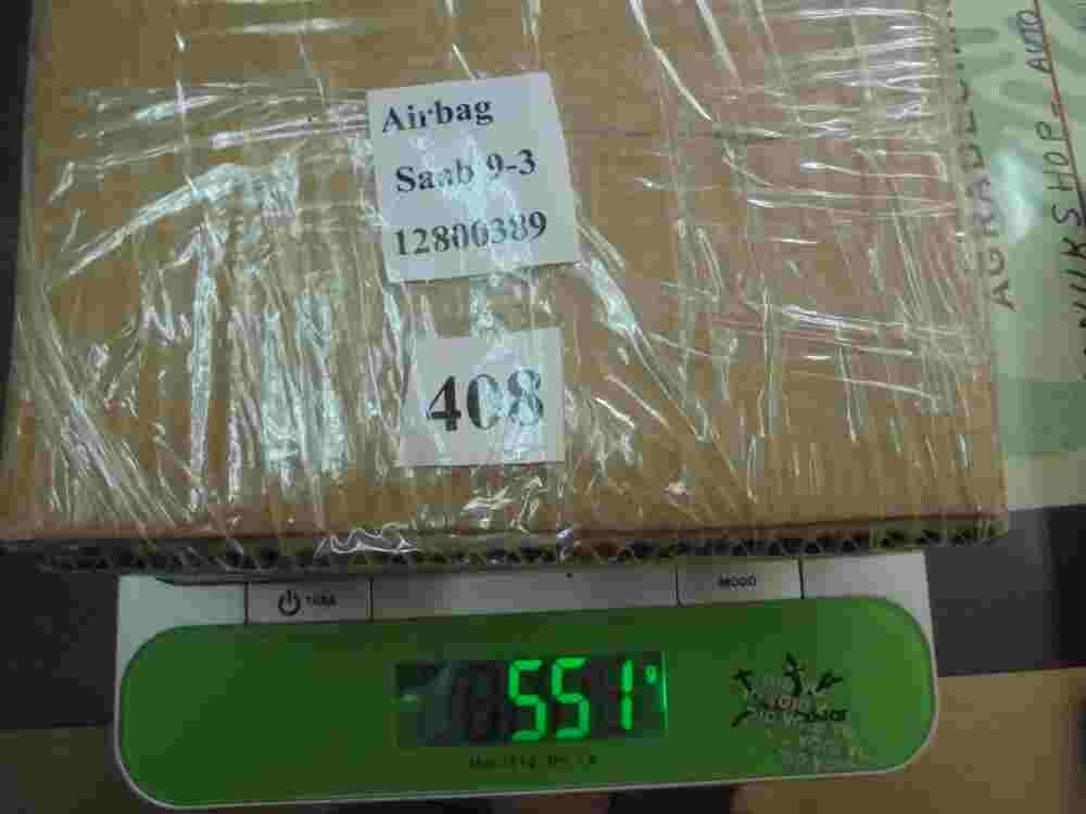 Airbagsensor Airbagsteuergerät Saab 9-3 12800389