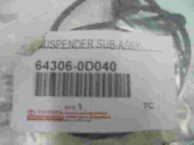 Parcel Shelf String  Toyota Yaris 643060D040 64306-0D040