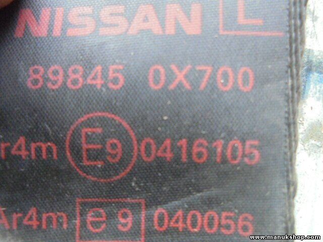 Sicherheitsgurt Gurt Nissan Terrano Ford Maverick II R20 898450X700 89845 0X700