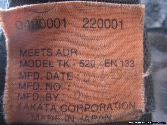 Sicherheitsgurt Gurt Mitsubishi Pajero Montero II V45W TK520EN133 TK-520-EN-133