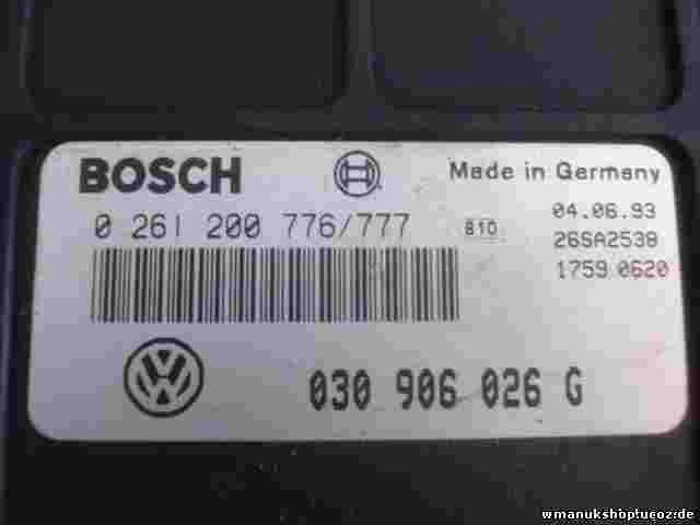 Motorsteuergerät Seat Ibiza 030906026G 030 906 026 G BOSCH 0261200776/777