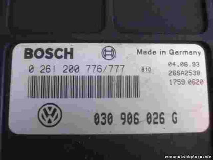 Motorsteuergerät Seat Ibiza 030906026G 030 906 026 G BOSCH 0261200776/777