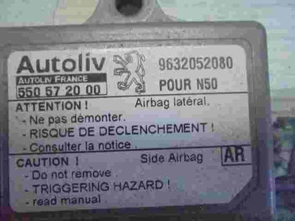 Airbagsensor Airbagsteuergerät Peugeot 306 (AR) 9632052080 550572000