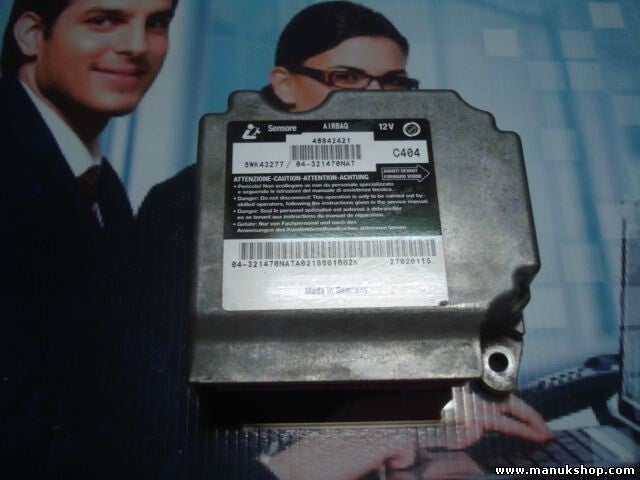 Airbagsensor Airbagsteuergerät Alfa Romeo 147 12V C404 TRW 46842421 5WK43277
