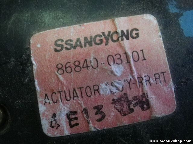 Stellmotor Zentralverriegelung Tür rechts hinten SsangYong Musso 8684003101