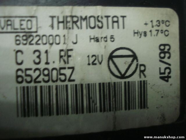 Temperaturregler Steuergerät Peugeot 406 VALEO 69220001J 69220001 J 652905Z