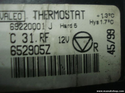 Temperaturregler Steuergerät Peugeot 406 VALEO 69220001J 69220001 J 652905Z