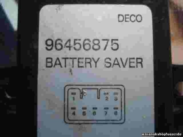 Batterie Trennrelais Chevrolet Daewoo Rezzo 1,6 96456875 DECO 79 kW Orig.