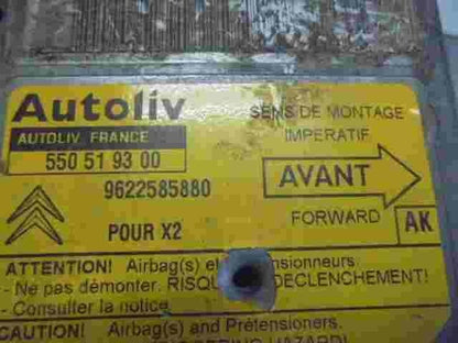 Airbagsensor Airbagsteuergerät  Citroen Xsara Picasso (AK) 9622585880 550519300