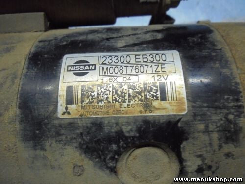 Anlasser Nissan Pathfinder R51 2.5dCi 126 KW 171 PS 23300EB300 M008T76071ZE