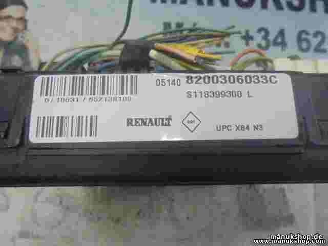 UPC Sicherungskasten Renault Megane UPC X84 N3 8200306033C S118399300L