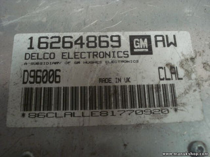 Steuergerät Opel Astra F Corsa B CLAL DELCO GM 16264869 D96006