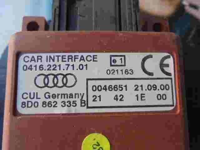 Steuergerät Interface Audi A4 B6 A4 B5 VW Passat 8D0862335B 04162217101