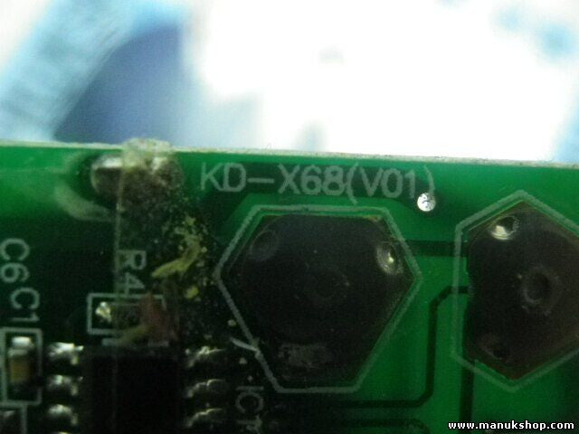 Funkfernbedienung Schlüssel Gehäuse Toyota Yaris KDX68V01 KD-X68 V01 KDX68 C6C1