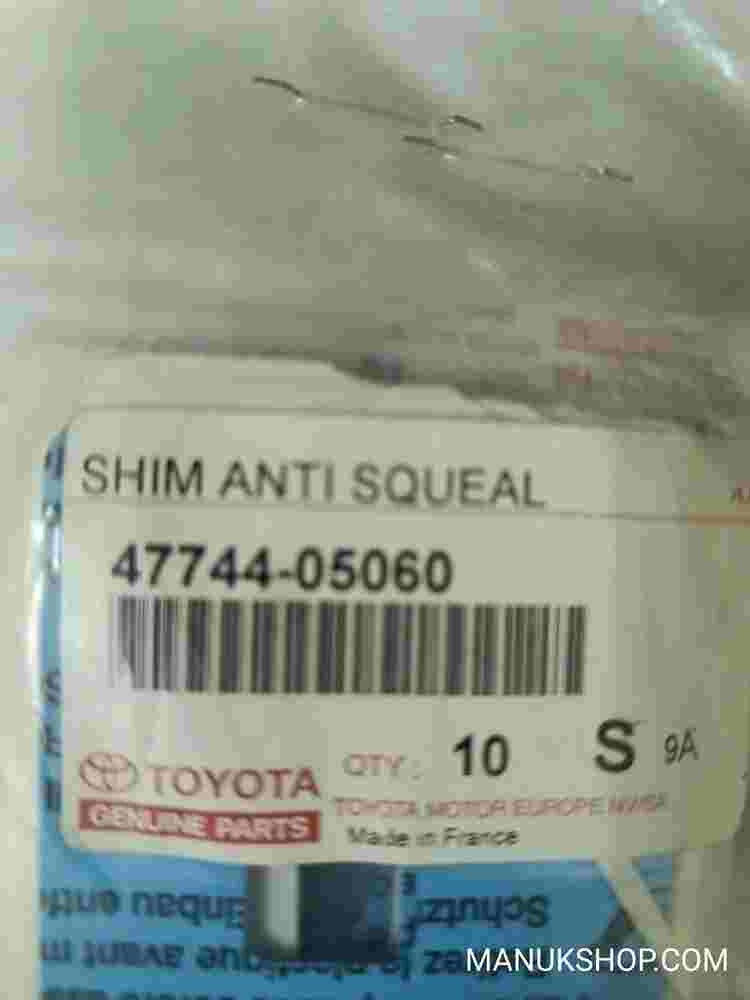 Shim Anti Squeal  Toyota Avensis II 4774405060 47744-05060