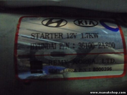 Anlasser Hyundai ix35 1.7 CRDi 2010-2014 Kia Sportage 2010-2015  361002A800