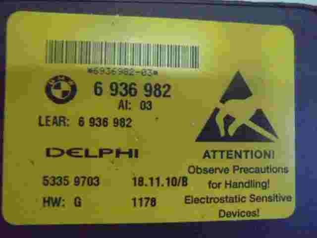 Sitzverstellung BMW  E82 E88 3 E90 E91 E92 E93 6936982 693698203 DELPHI 53359703