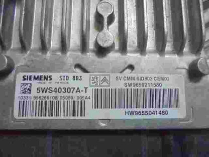 Motorsteuergerät Citroen  SW9659211580 9659211580 HW9655041480 5WS40307A-T