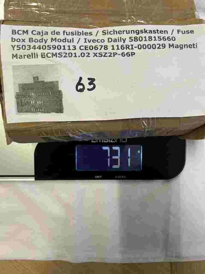 Sicherungskasten Iveco Daily 5801815660 Y503440590113 CE0678 BCMS201.02 XSZ2P66P
