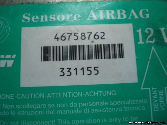 Airbagsensor Airbagsteuergerät Fiat Punto 12V 1993-2005 TRW 46758762 331155