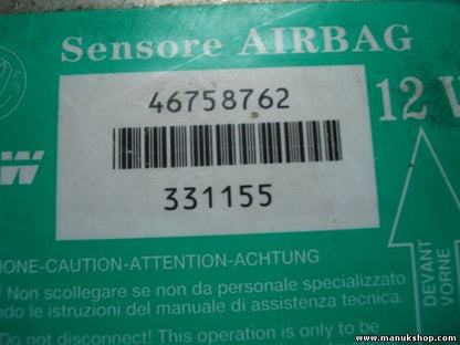 Airbagsensor Airbagsteuergerät Fiat Punto 12V 1993-2005 TRW 46758762 331155