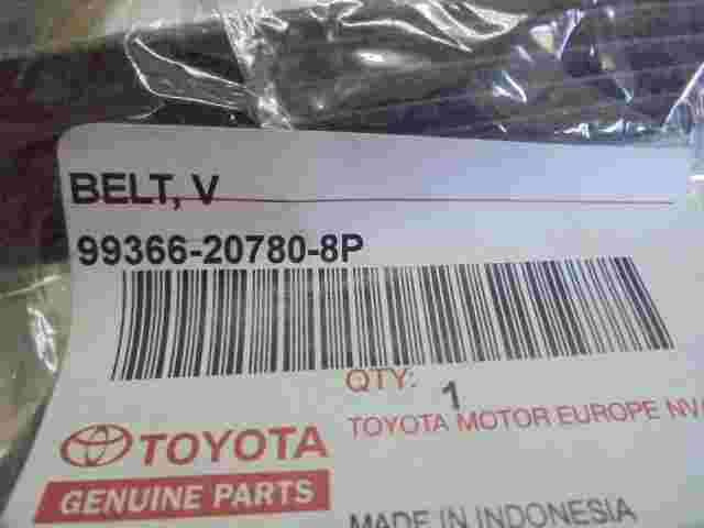 V-Ribbed Belts / Toyota Yaris 99366207808P 99366-20780-8P