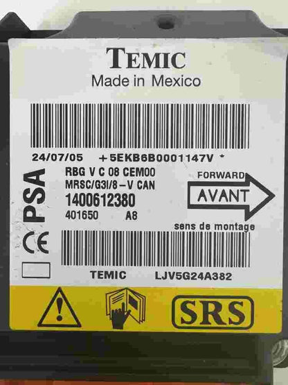 Airbagsensor Airbagsteuergerät Peugeot 807 Citroen Fiat 1400612380 LJV5G24A382