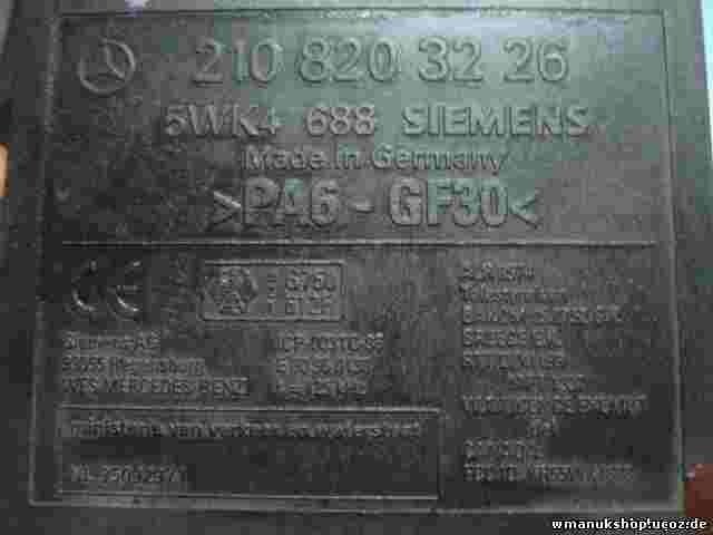 Steuergerät Zentralverriegelung Mercedes-Benz W210 2108203226 SIEMENS 5WK4688