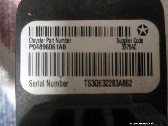 Airbagsensor Airbagsteuergerät Dodge Caliber Jeep Patriot P04896061AB 04896061AB
