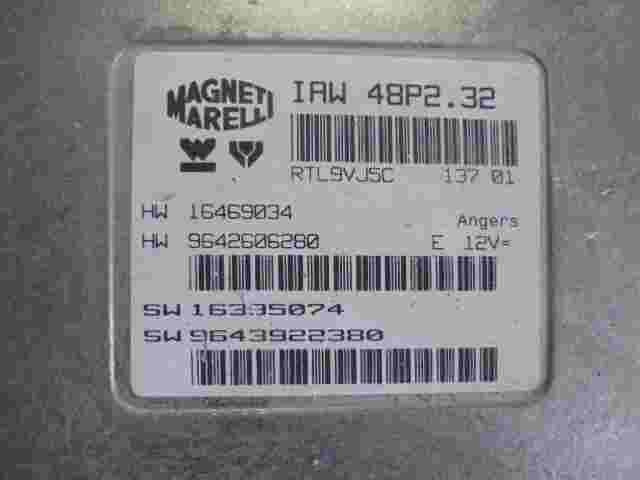 Motorsteuergerät Citroen IAW48P232 SW9644903980 9642606280 9642606280