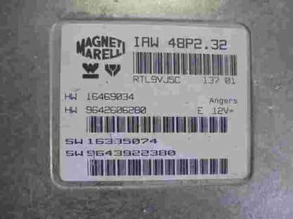 Motorsteuergerät Citroen IAW48P232 SW9644903980 9642606280 9642606280