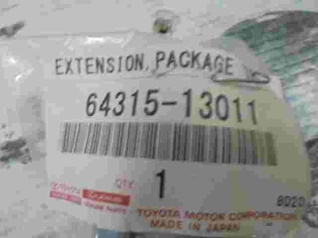 Extension Package Tray Bracket LH  Toyota RAV4 6431513011 64315-13011