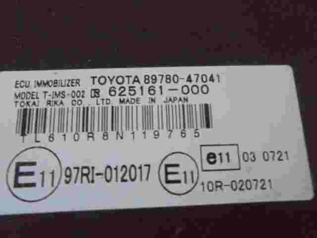 Steuergerät Wegfahrsperre Alarmmodul Toyota Prius 8978047041 625161000