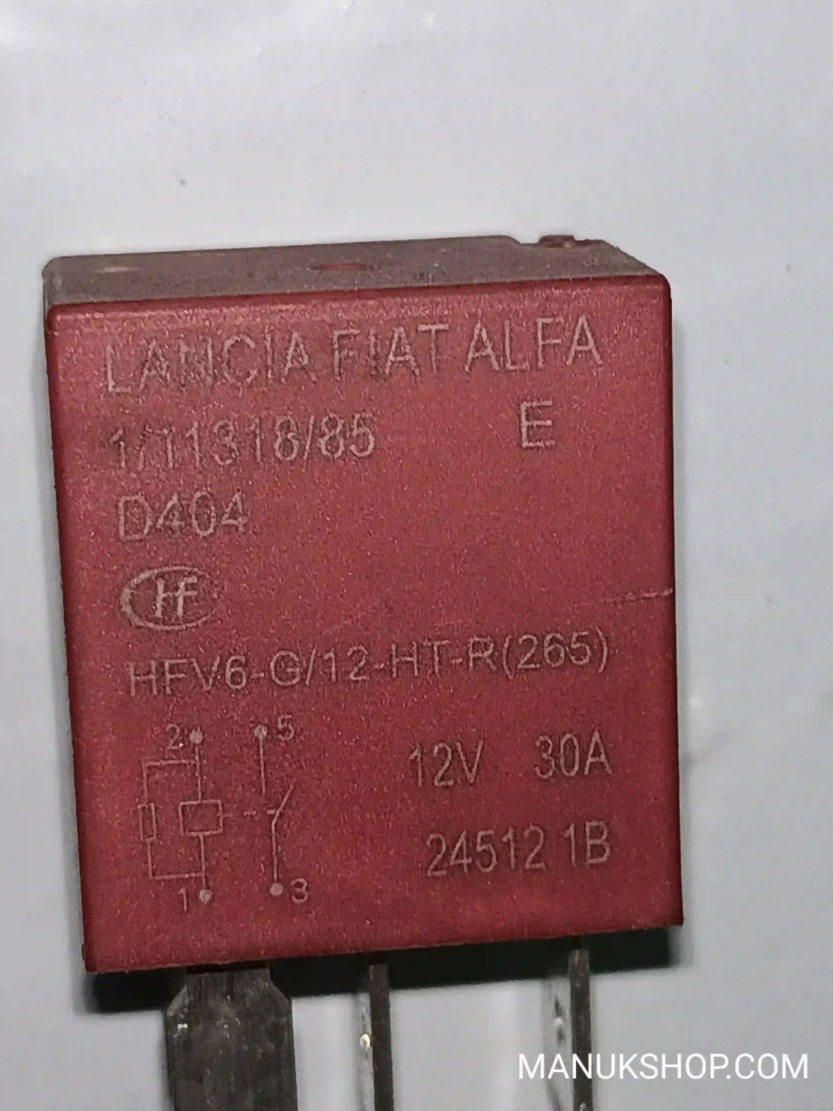 Steuerrelais Fiat Alfa Lancia   HFV6G12HTR (265) HFV6-G/12HT-R (265)  1/11318/85