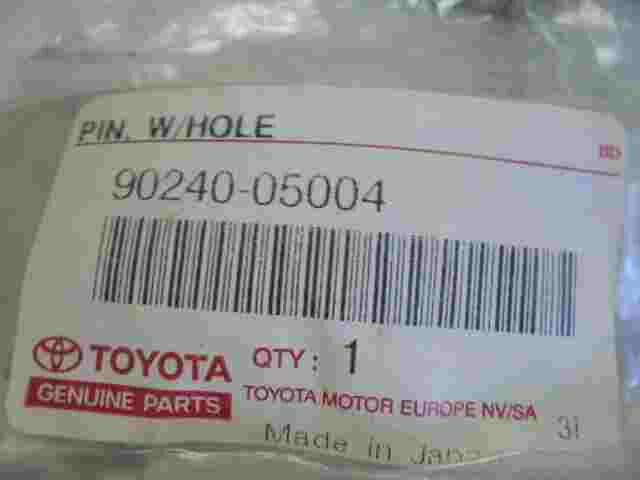 Pin W/Hole Toyota Land Cruiser 80 9024005004 90240-05004