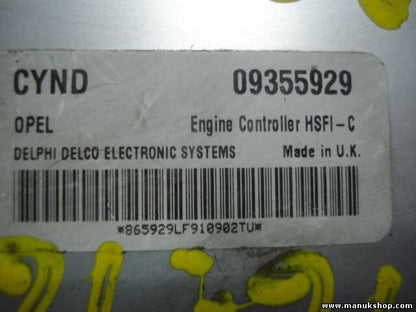 Motorsteuergerät Opel Astra G Vectra B Zafira A CYND HSFI-C 09355929
