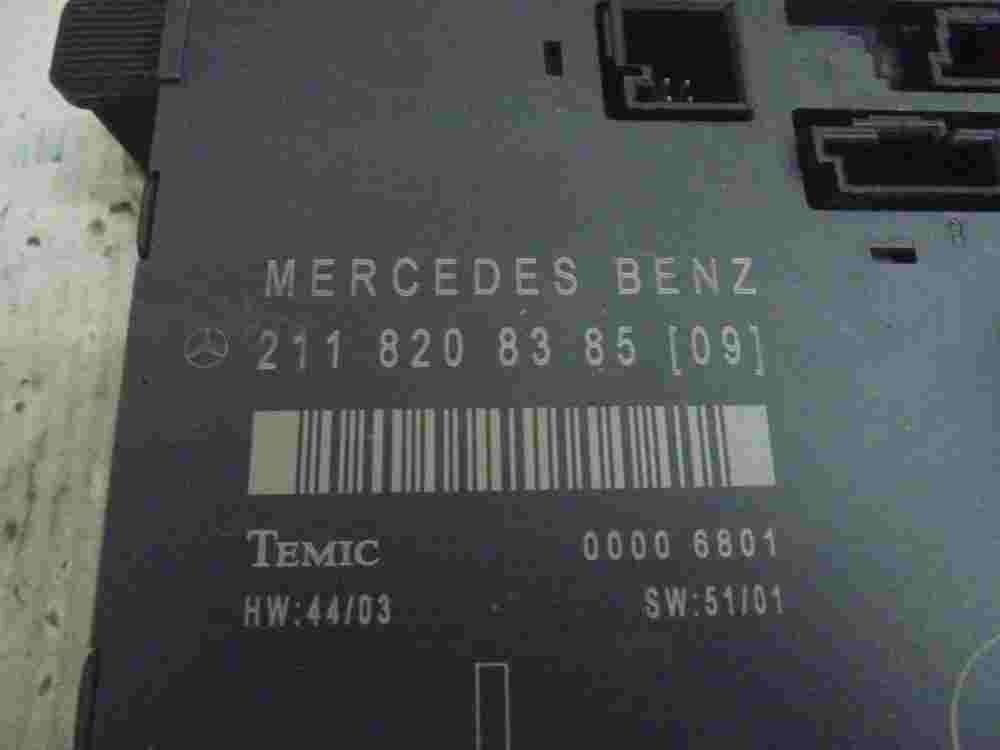 Türsteuergerät Mercedes-Benz 2118208385 (09) TEMIC 00006801 HW 44/03 SW 51/01
