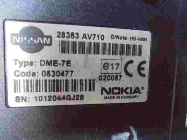 Steuergerät Interface Nissan Primera 28383AV710 28383 AV710 Nokia DME-7E