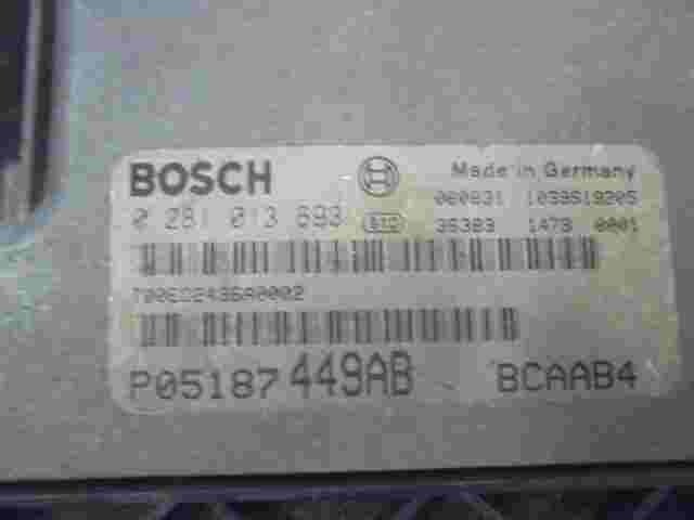 Motorsteuergerät Dodge Caliber P05187449AB 0281013693 EDC16U31 BCAAB4 1039S19205