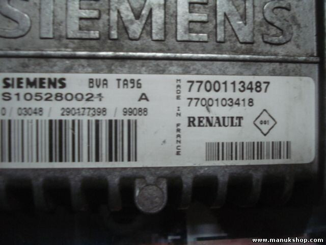 Getriebesteuerung Renault Cilo 1.6 BVA TA96 7700113487 7700103418 S105280021