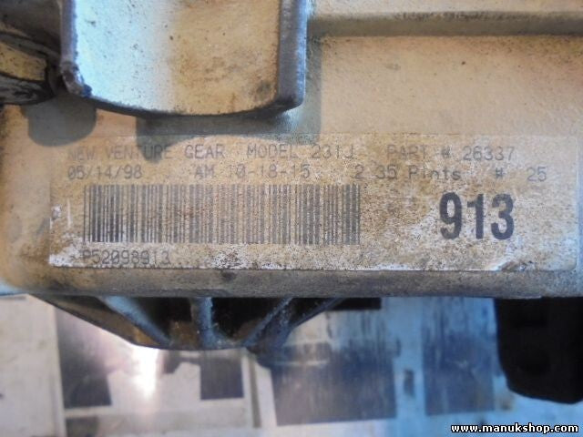 Verteilergetriebe Jeep Cherokee (Xj) 2.5 Td (116 Cv) VM MODEL 231J P52098913