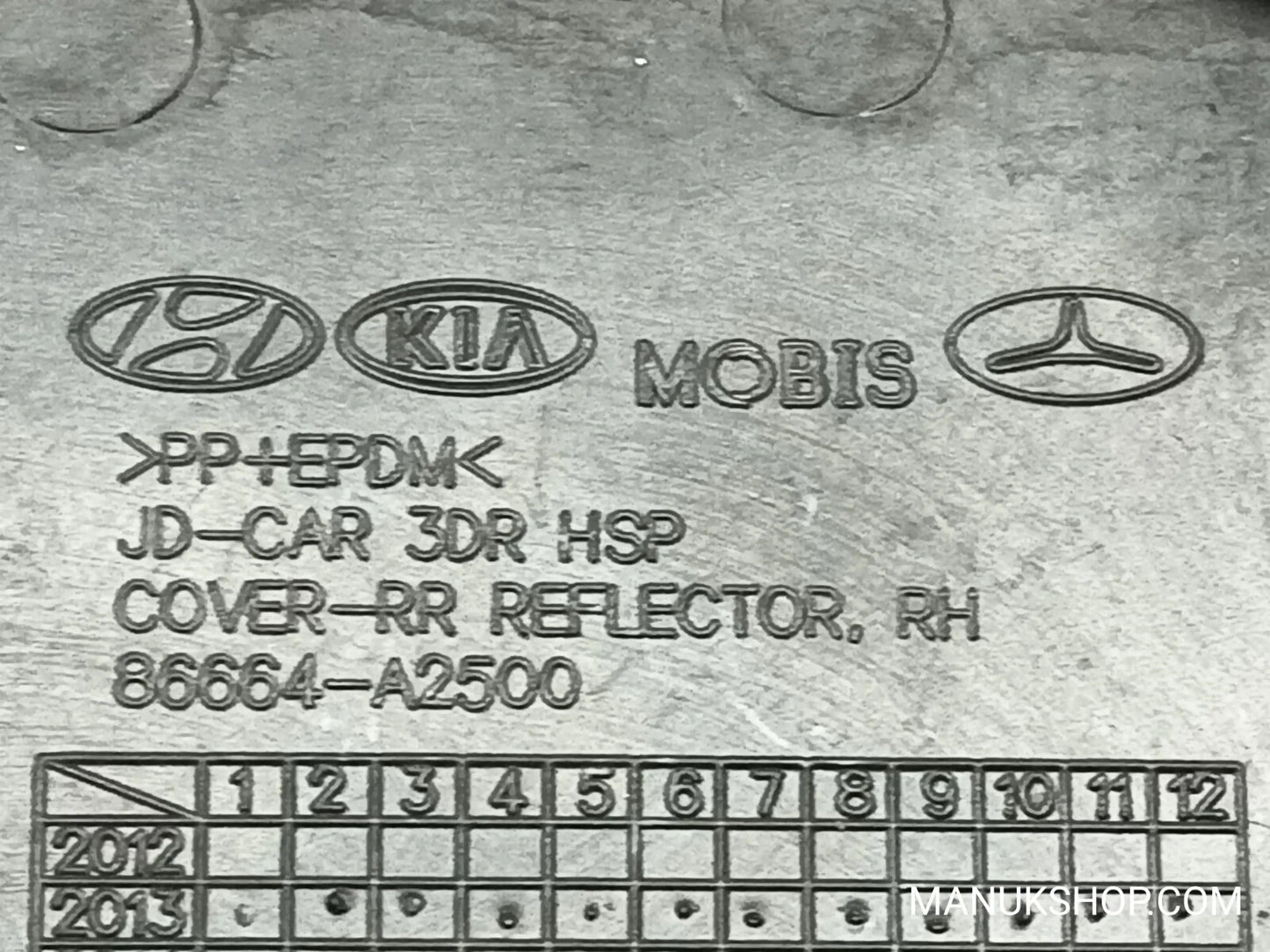 Stoßfängerabdeckung Kia Ceed 86664A2500 86664-A2500