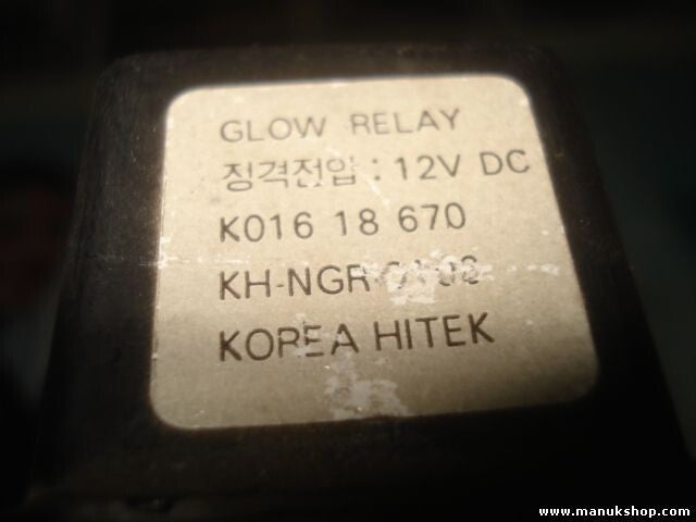Glühzeitsteuergerät Vorglührelais Kia Sportage K01618670 K016 18 670 KHNGR0106
